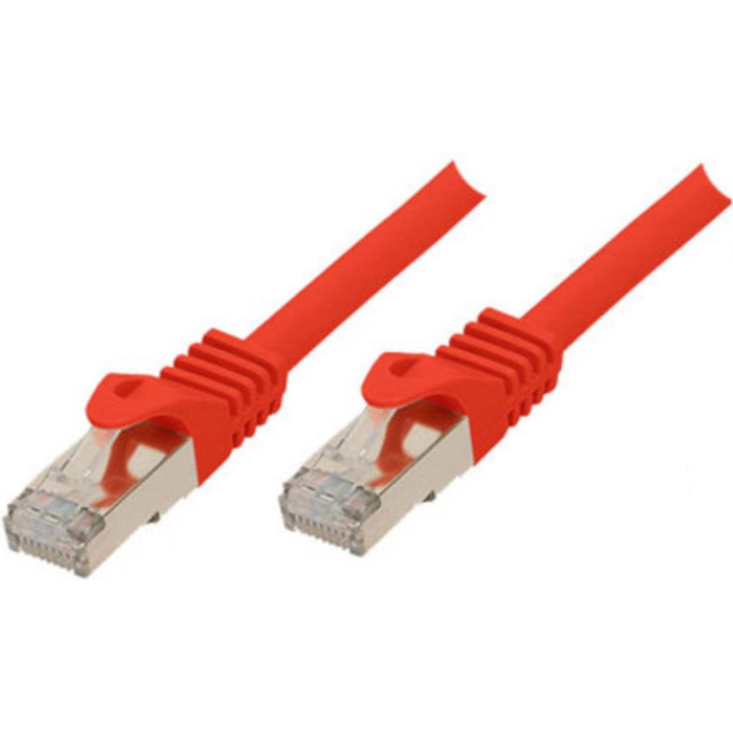 Shiverpeaks RJ45 Patchkabel S/FTP PIMFCat.7 Rohkabel rot 1,5m (S/FTP, CAT7, 1.50 m), Netzwerkkabel