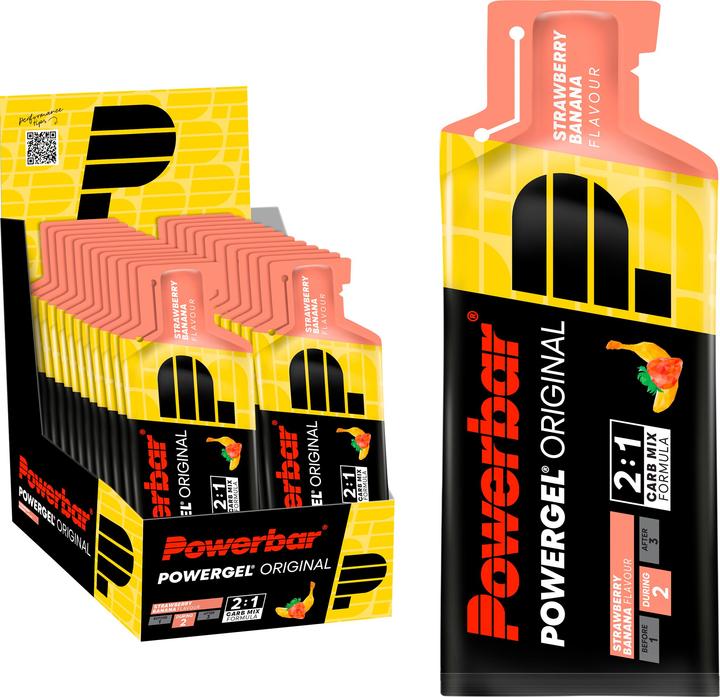 Powerbar PowerGel Original (Erdbeere, Banane, 24 Stk., 984 g)