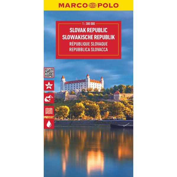 Reisekarte Slowakische Republik 1:300.000, Landkarte