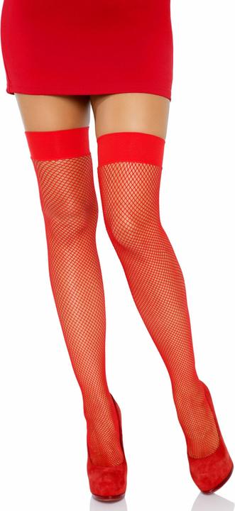 Actual product image Leg Avenue Nylon Fishnet Thigh Highs (One size)