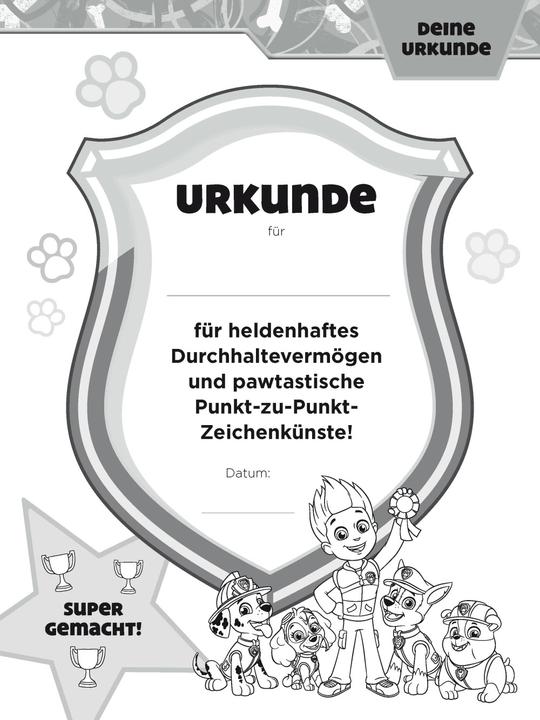 Immagine prodotto Lernen mit der PAW Patrol: Von Punkt zu Punkt. Mein Vorschulbuch (Tedesco, Casa editrice Schwager & Steinlein, 2022)