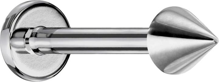 Actual product image Star Piercing Labret silver with cone (without brass, Titanium)