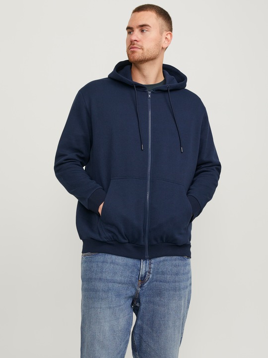 Immagine prodotto Jack & Jones Felpa con cappuccio Plus Size Unicoloured con zip Felpa con cappuccio con zip (XXL)
