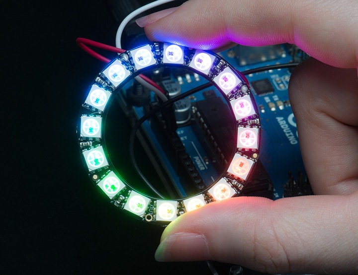 Image du produit Adafruit NeoPixel Ring 16 x WS2812 5050 RGB LED
