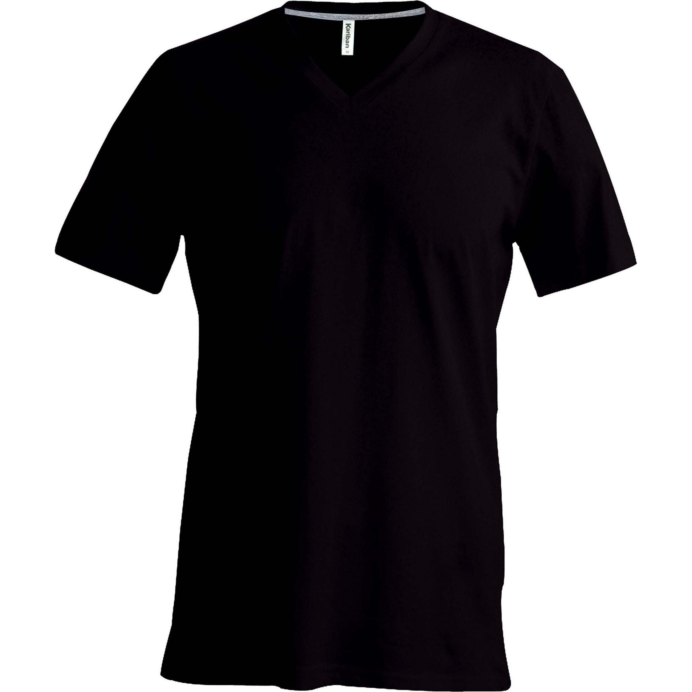 Kariban, Herren, Shirt, Col V, Braun, (S)
