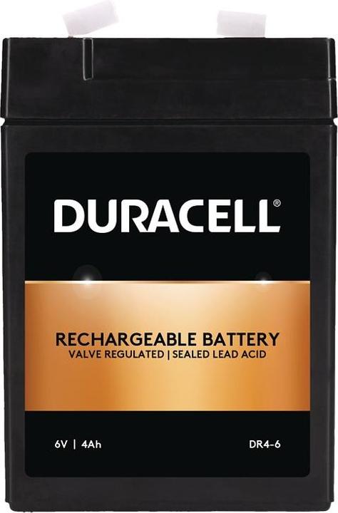 Duracell Batteria di sicurezza VRLA da 6V 4Ah (1 pz., Specifico del dispositivo)
