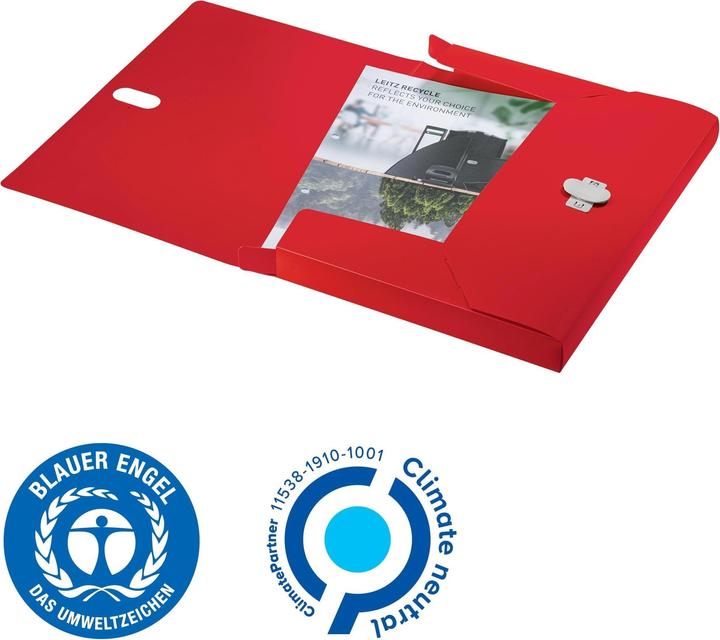 Produktbild Leitz Dokumentenmappe Recycle A4 Rot (A4, 1 x)