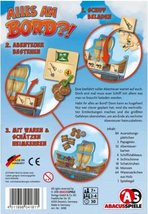 Produktbild Abacus Alles an Bord? (Deutsch)