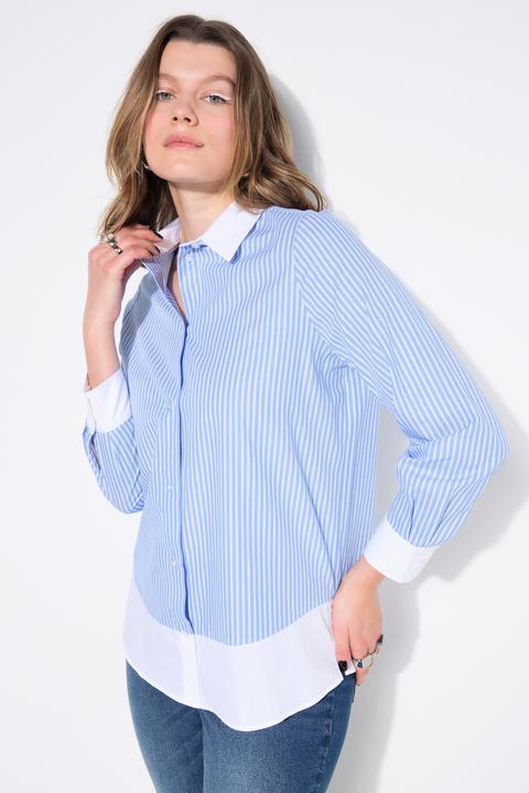 Produktbild Studio Untold Streifenbluse, Layering-Look, Langarm (50, 52)