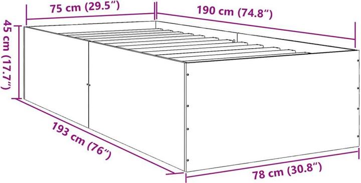 Actual product image vidaXL Kees (75 x 190 cm)