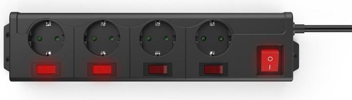Actual product image Hama Power strip (4x, CEE 7/3, 1.40 m)