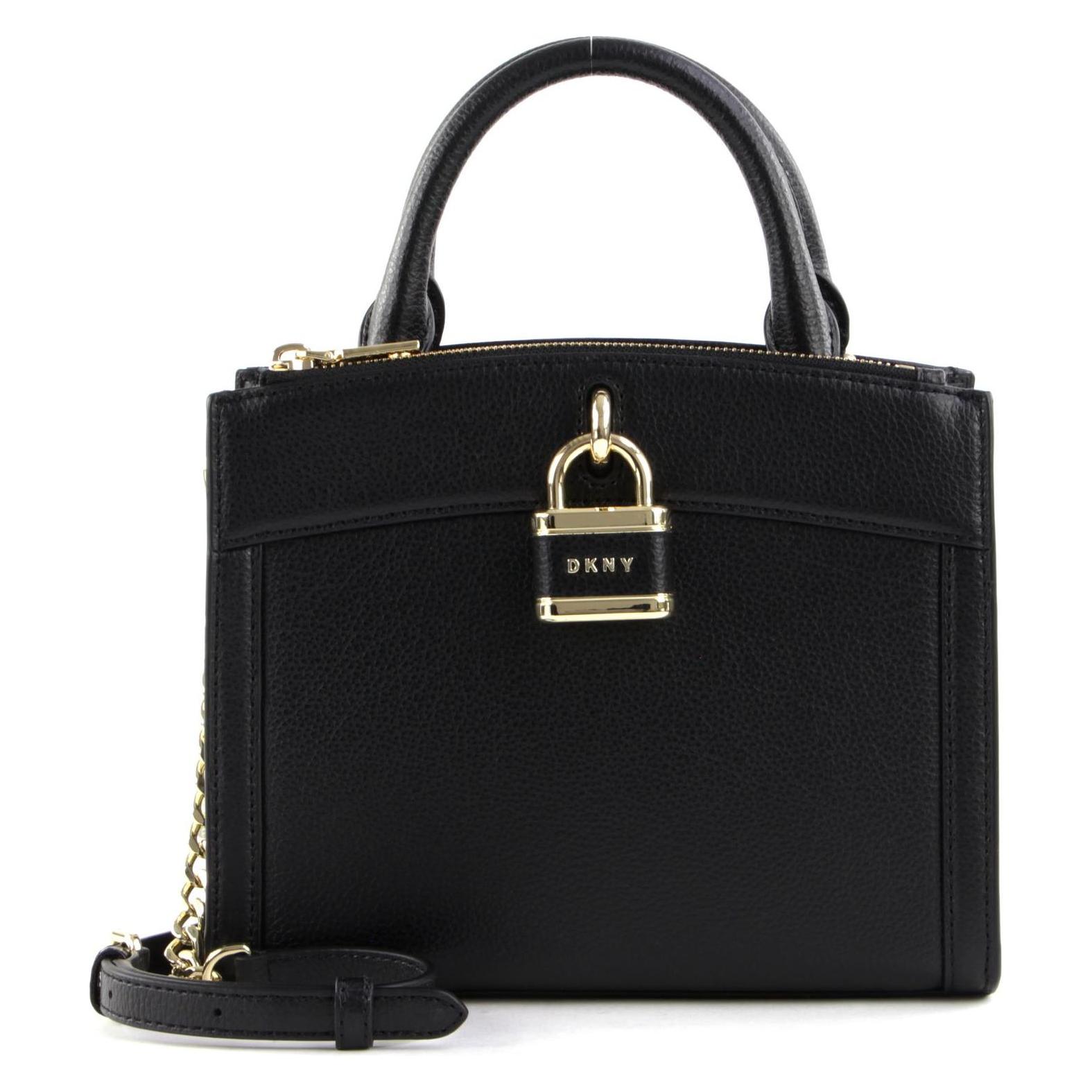Dkny, Damen, Handtasche, Ella Satchel Bag, Schwarz