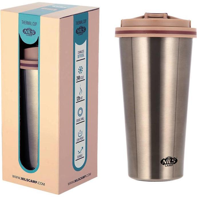 Thumbnail - Nils, Trinkflasche + Thermosflasche, (0.50 l)