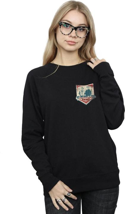Actual product image Supernatural Womens/Ladies Winchester Breast Print Sweatshirt (XXL)