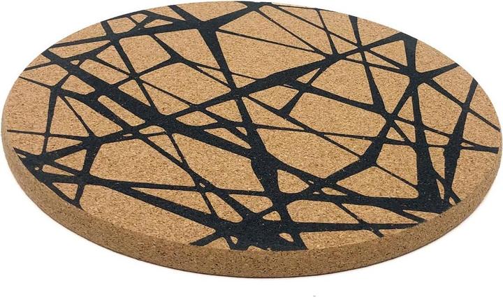 Actual product image Viking Topfuntersetzer «Scribble» (rund) aus Kork (1x, Pan coaster)