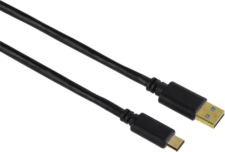 Hama USB-C-Adapterkabel, USB-C-Stecker - USB 3,1 A-Stecker, vergoldet, 0,75 m (0.75 m, USB 3.0)