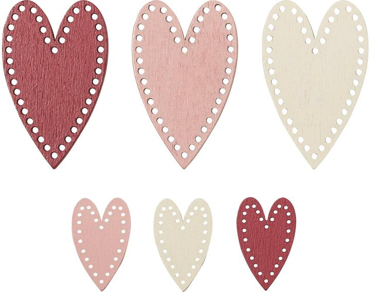 Actual product image Heyda Scatter decoration hearts 54 pieces (54 pcs.)