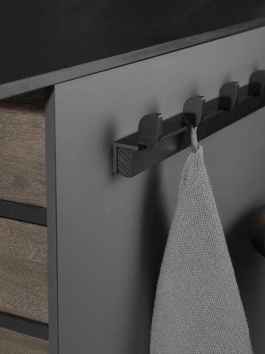 Actual product image ChiCura Tabula coat rack black