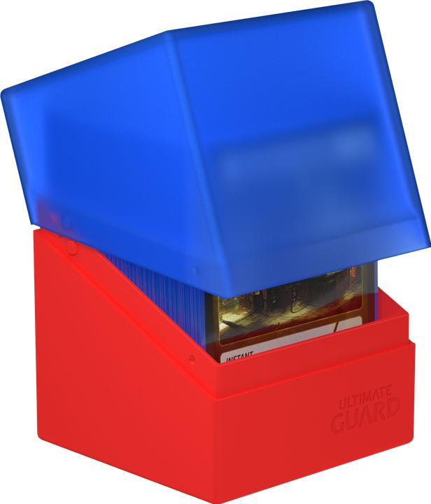 Actual product image Ultimate Guard Boulder Deck Case 100+ SYNERGY Blue/Red