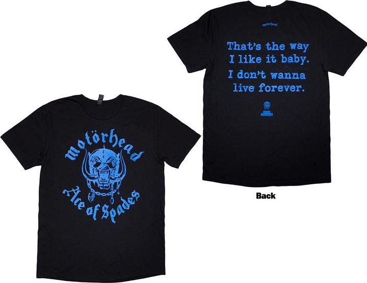 Produktbild Motorhead Ace Of Spades Lyric Back Print (XXL)