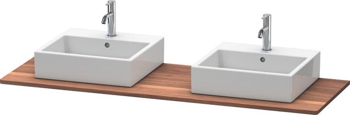Duravit XSQUARE solid wood console with 2 cut-outs 20x1600x550mm NB massive