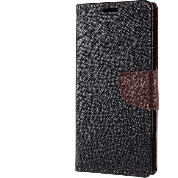 Thumbnail - Goospery Fancy Diary Series (Samsung Galaxy Note 10), Smartphone Hülle, Braun, Schwarz