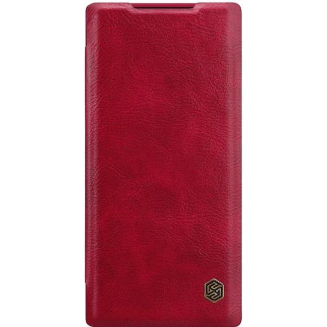 Nillkin Qin Series (Samsung Galaxy Note 10), Smartphone Hülle, Rot