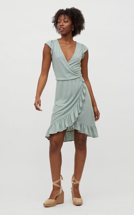 Produktbild Vila Kurzärmeliges Wickelkleid (XS)
