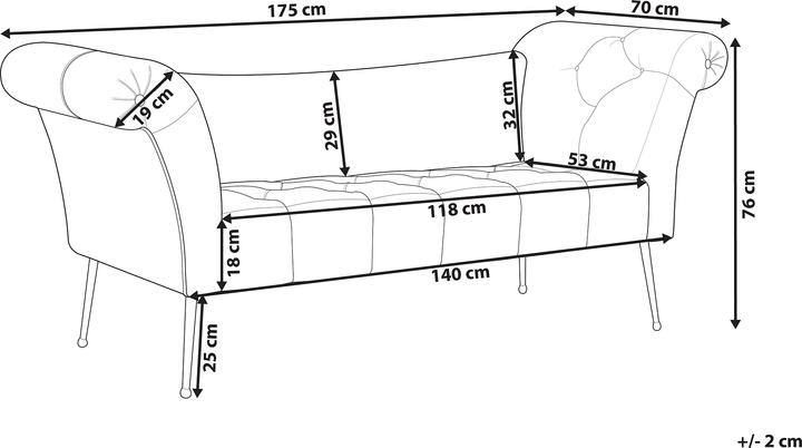 Produktbild Beliani Nantilly (Recamiere)