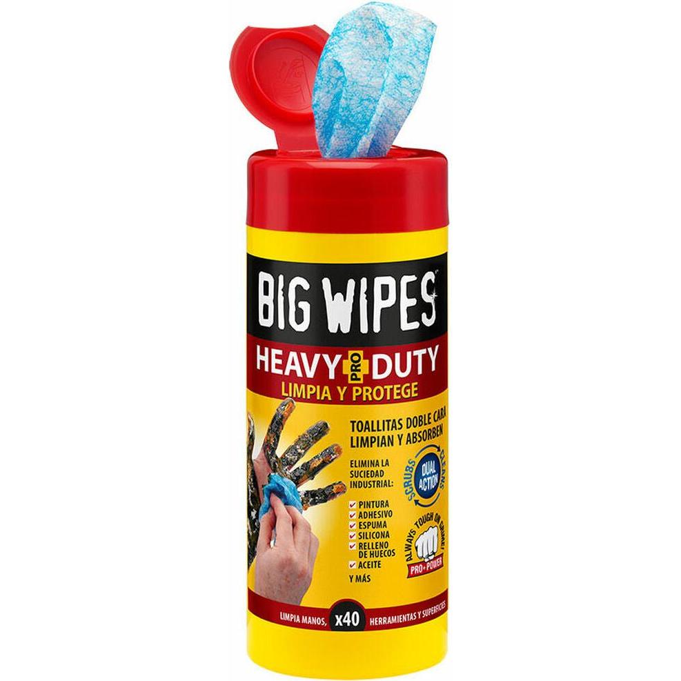 Big Wipes, Sapone mani, Industrial hand wipes, 40 units