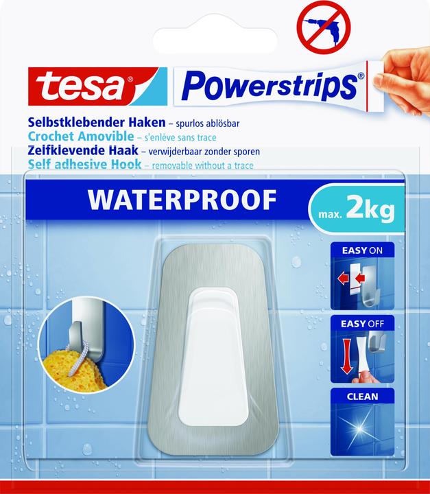 Produktbild tesa Powerstrips Waterproof Haken L