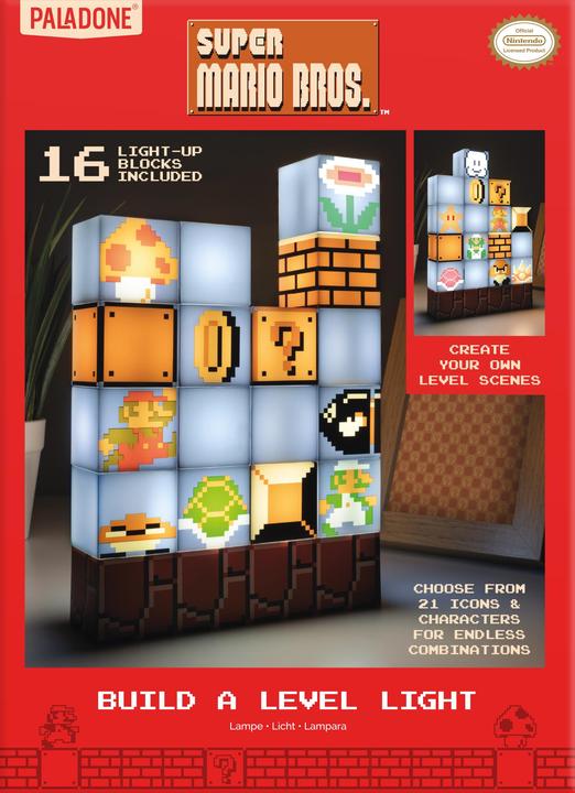 Immagine prodotto Paladone Products - Super Mario Bros costruisci un livello di luce - Luci -