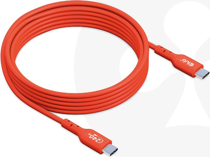 Actual product image Club 3D Club3D Cable USB 2 Type C PD / St/St (2 m, USB 2.0, 240 W)
