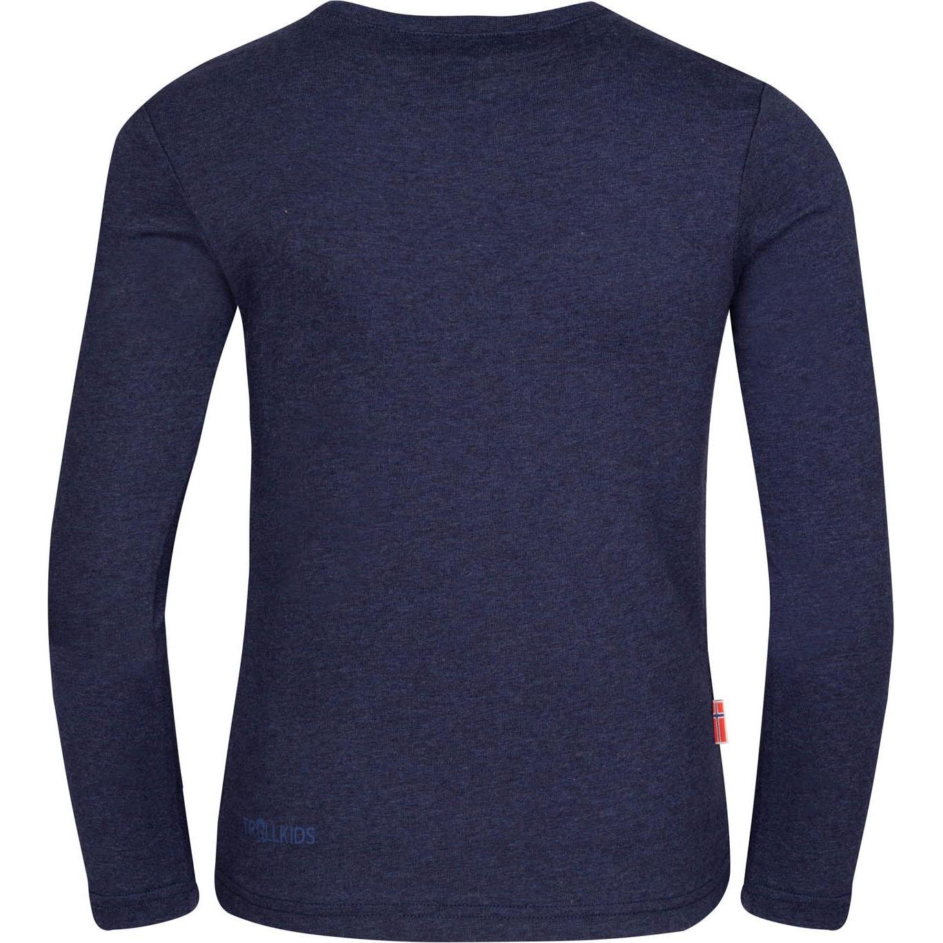 Thumbnail - Trollkids, Unisex, Hemd, Kid's Oslo Longsleeve, Blau, (140)