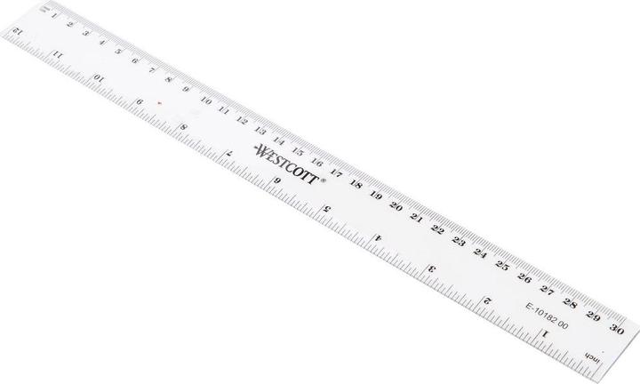 Immagine prodotto Westcott Righello di plastica (30 cm, Materiale sintetico)