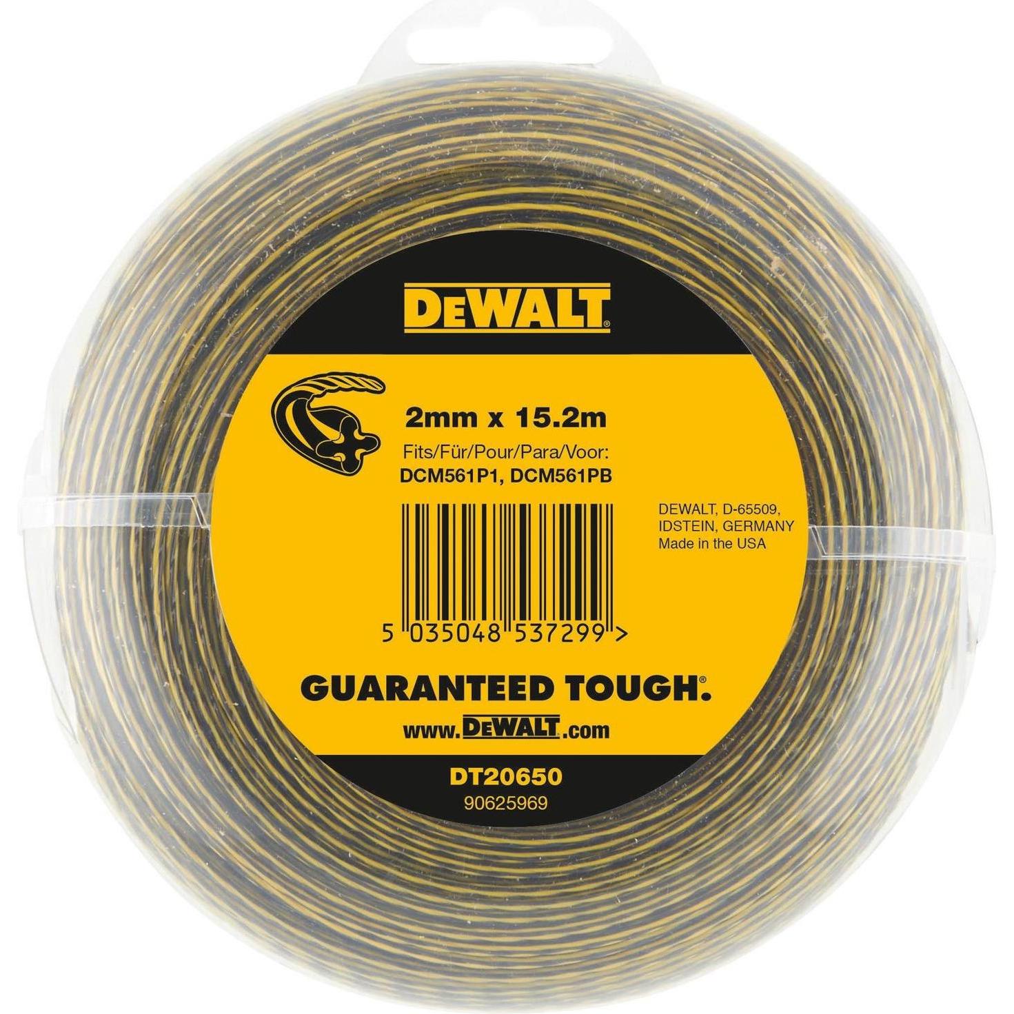 DeWalt TrimmerFaden 152 m/20 (Rasentrimmer, Trimmerfaden + Fadenspule) (DT20650-QZ)