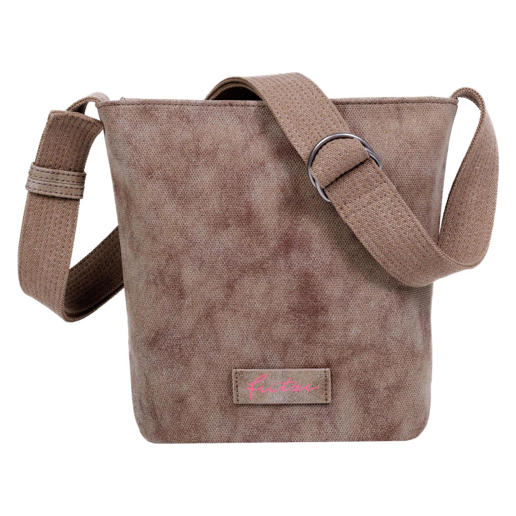 Fritzi Aus Preußen, Damen, Handtasche, Sumo02 Rub Mix Umhängetasche 20.5 Cm, Braun