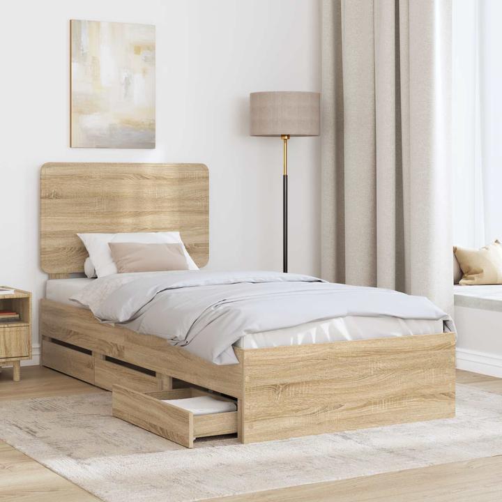 Produktbild vidaXL Moderner Bettrahmen (90 x 200 cm)