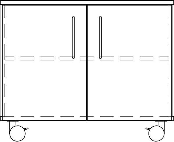 Immagine prodotto Caspar & CO. Labora Armadio da laboratorio, basso (113.60 x 58 x 68 cm)