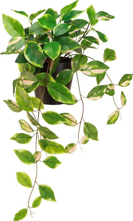 Viana Pflegeleichte künstliche Philodendron Scindapsus Pflanze im Dekotopf (32 cm)