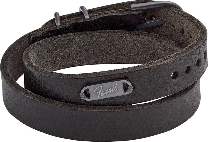 Produktbild Fossil Heritage Armband (24 cm, Edelstahl, Leder)