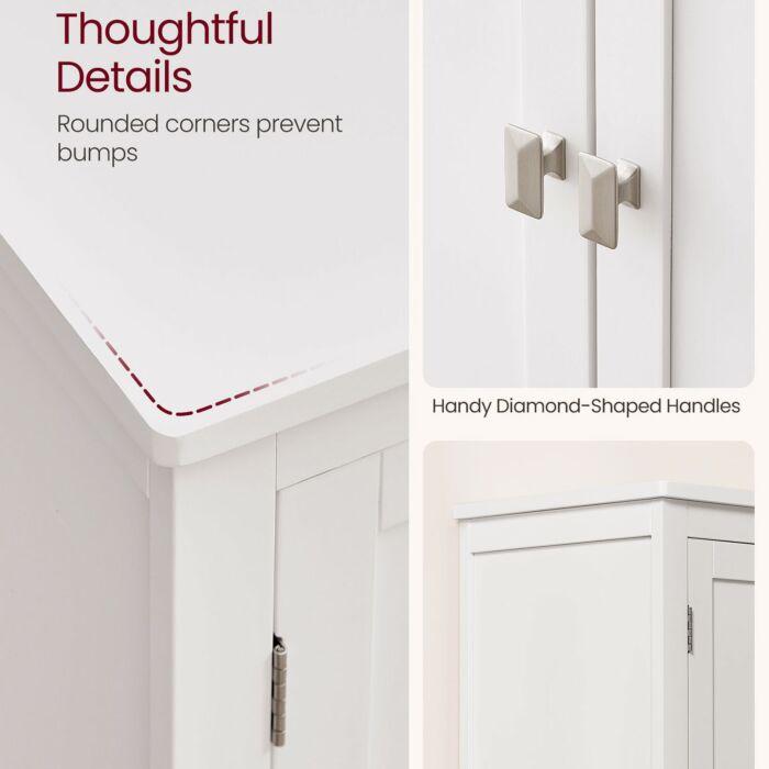 Immagine prodotto Vasagle Vetrina in stile country (60 x 30 x 110 cm)