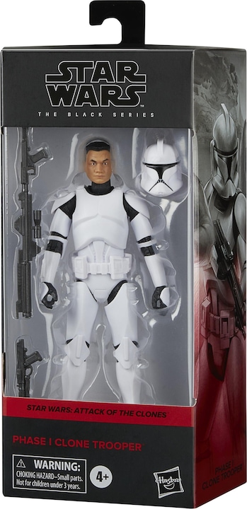 Productafbeelding Hasbro Star Wars Episode II Black Series beeldje Phase I Clone Trooper 15 cm
