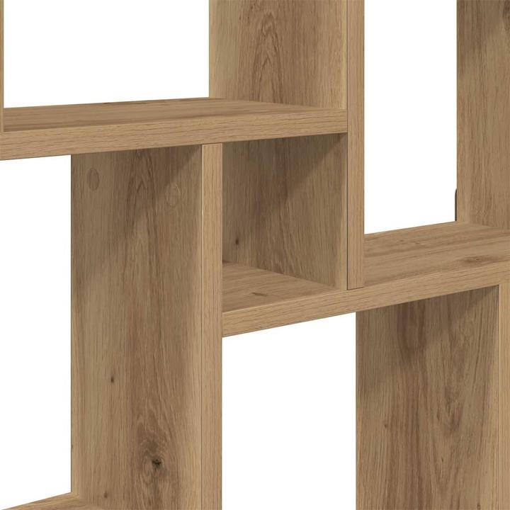 Actual product image VidaXL Würfelregal Wandregal Hängeregal Bücherregal Schweberegal Artisan-Eiche (78 x 15 x 93 cm)