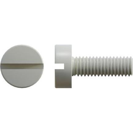 Rs Pro, Schrauben, Zylinderkopf Schlitz Schrauben, M6 x 30mm Nylon