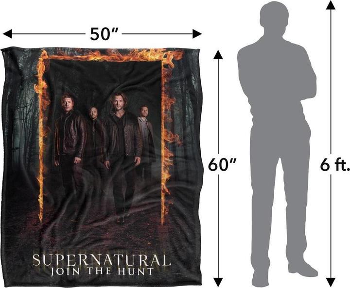 Actual product image Supernatural Join The Hunt Blanket