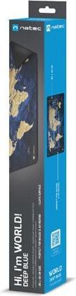 Actual product image Genesis Mousepad Natec World Deep Blue 800x400