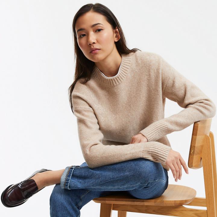 Produktbild La Redoute Collections Pullover mit rundem Ausschnitt (S)