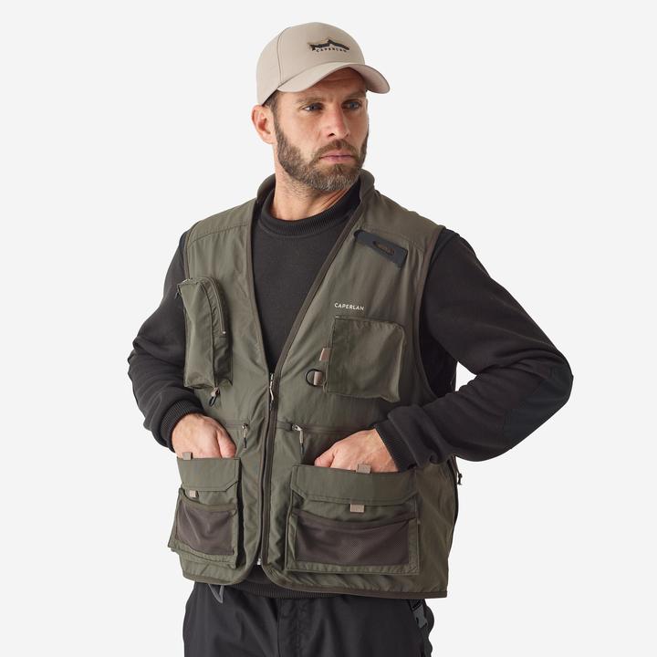 Produktbild Caperlan Angelweste FV 500 khaki (XL)