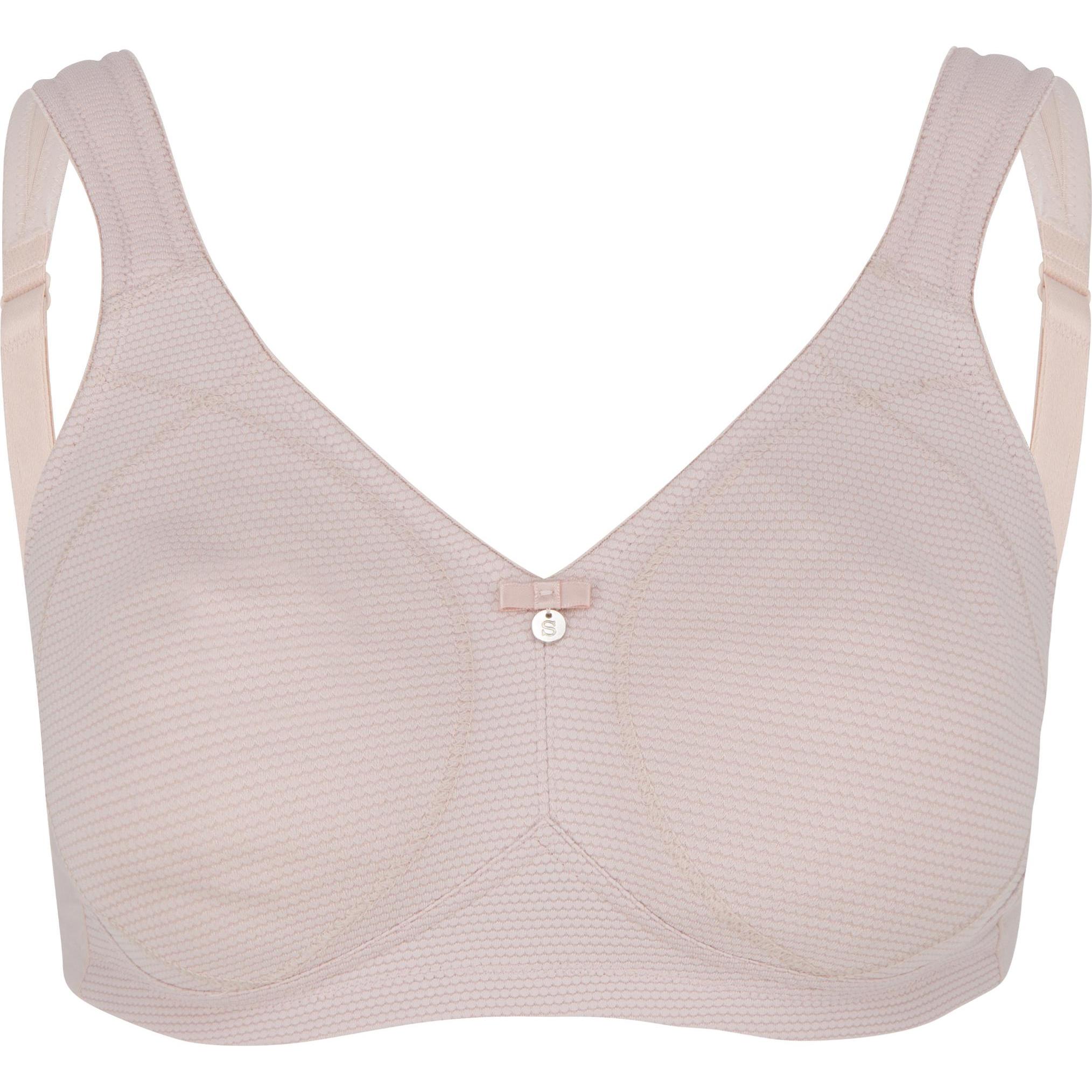 Susa, BH, Comfort Plus Capri BH ohne Bügel, Beige, (85 F, Einzelpack)